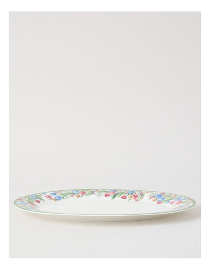Tulips Oval Platter in Multi