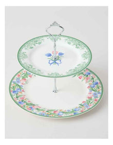 Tulips 2 Tier Cake Stand in Multi