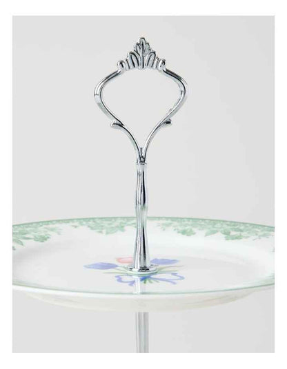 Tulips 2 Tier Cake Stand in Multi