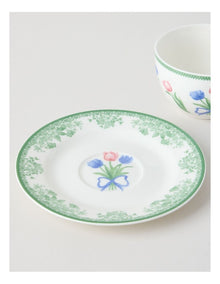Tulips Cup & Saucer Set in Multi