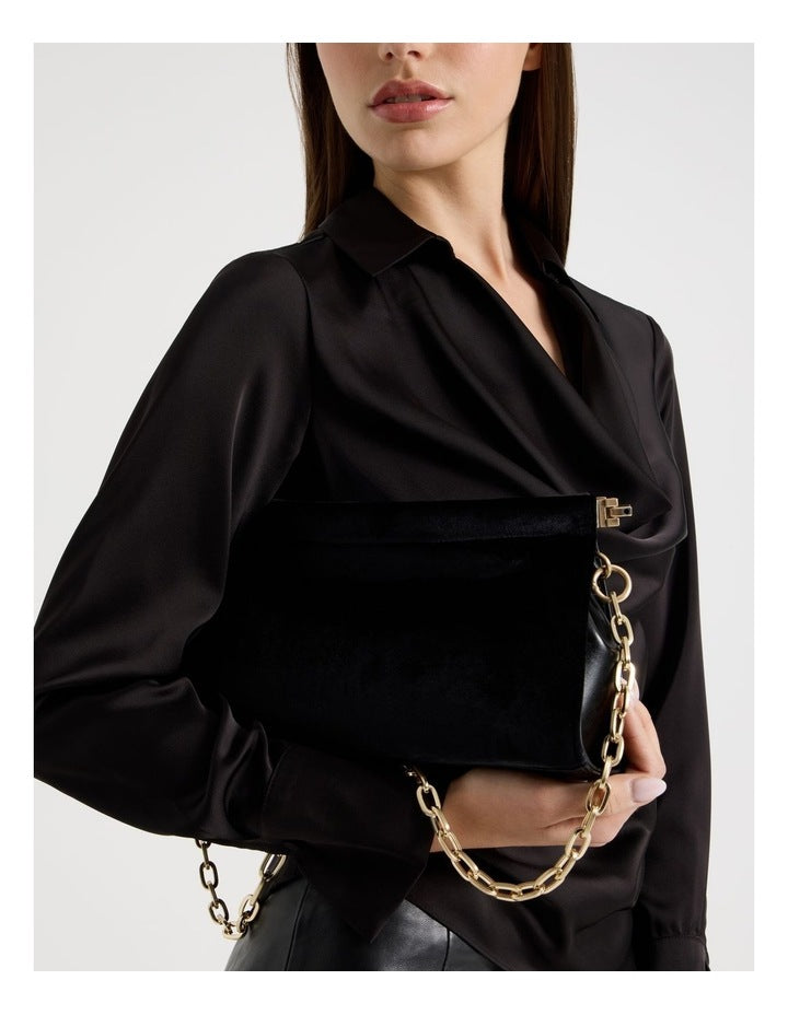 Brielle Shoulder Bag in Black