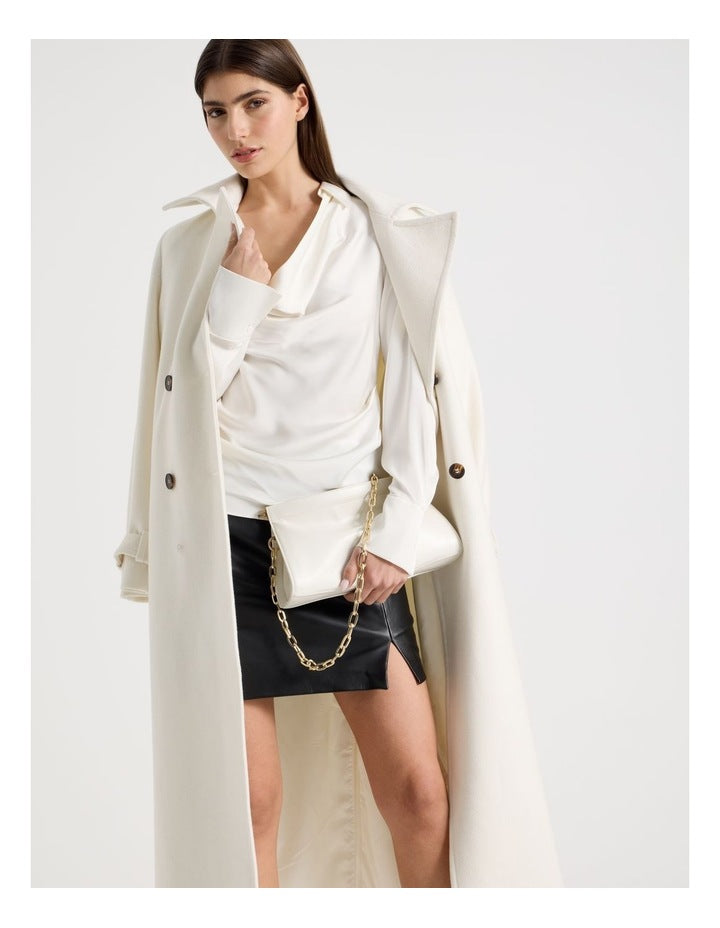 Brielle Shoulder Bag in Chalk