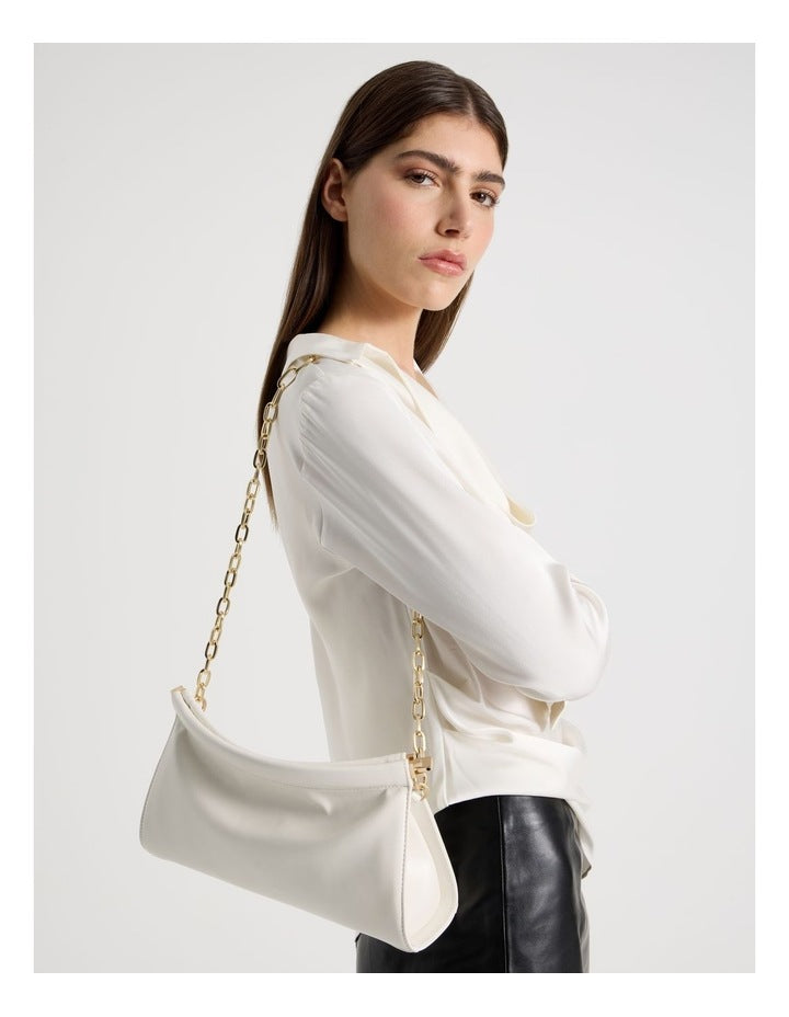 Brielle Shoulder Bag in Chalk