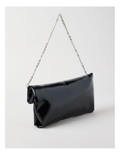Blossom Clutch Bag in Black