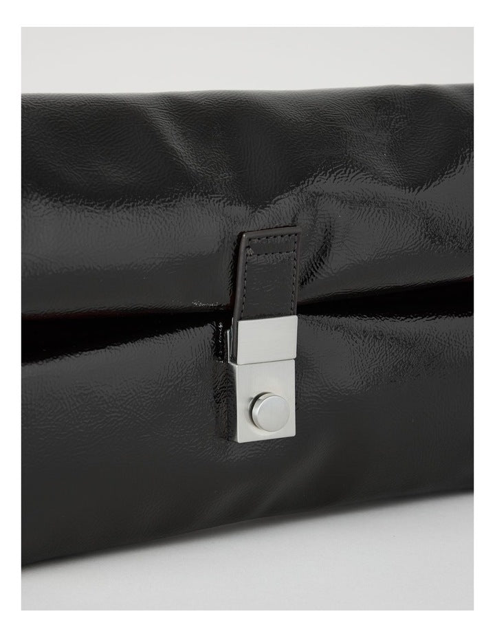 Blossom Clutch Bag in Black