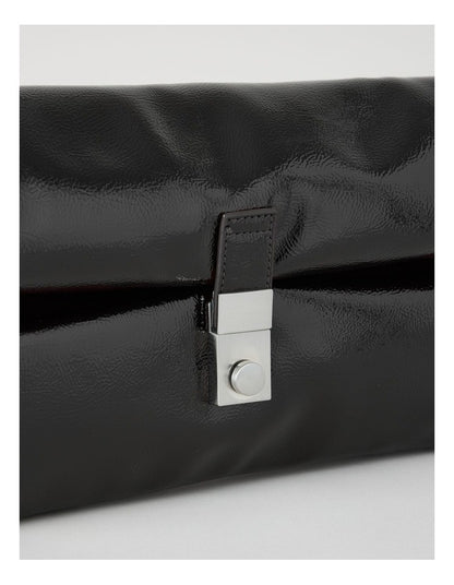 Blossom Clutch Bag in Black