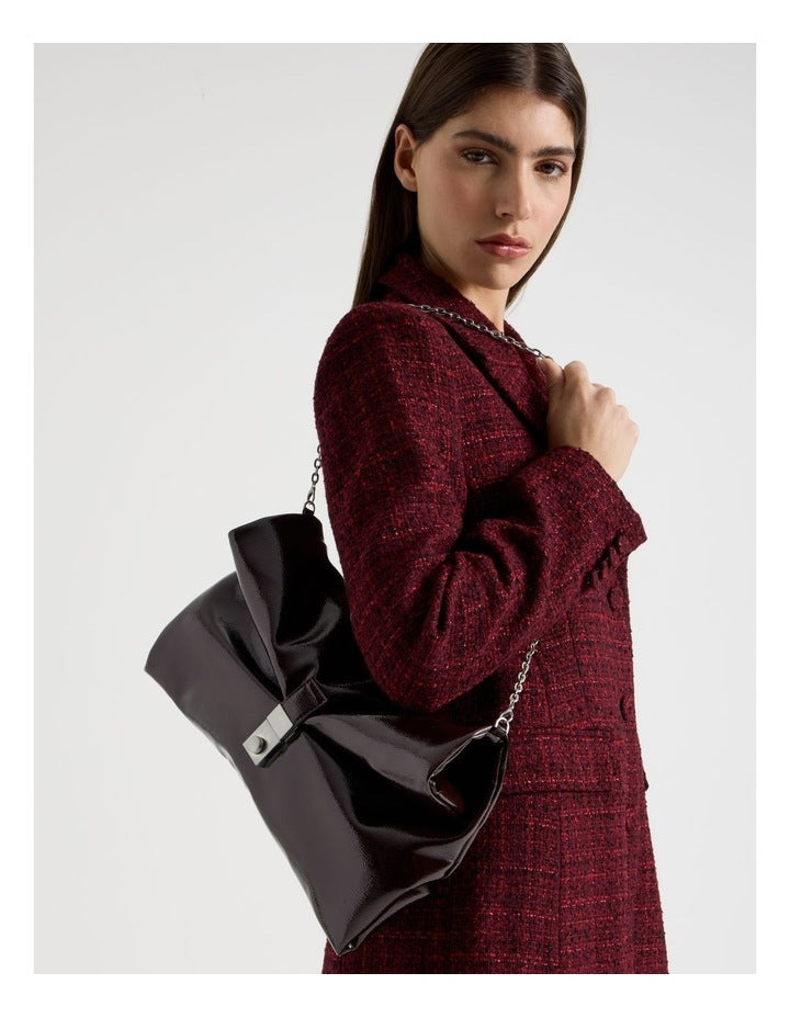 Blossom Clutch Bag in Fig