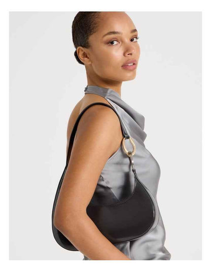 Bailey Shoulder Bag in Gunmetal
