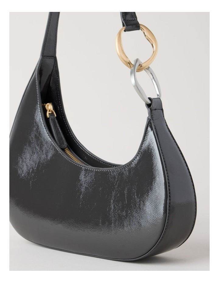 Bailey Shoulder Bag in Gunmetal