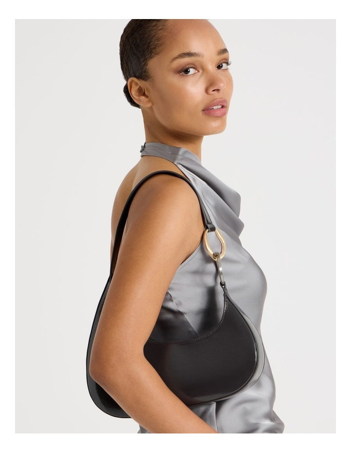 Bailey Shoulder Bag in Gunmetal