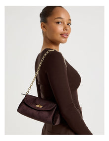Bella Shoulder Bag in Chocolate