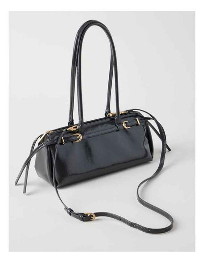 Brianna Shoulder Bag in Gunmetal