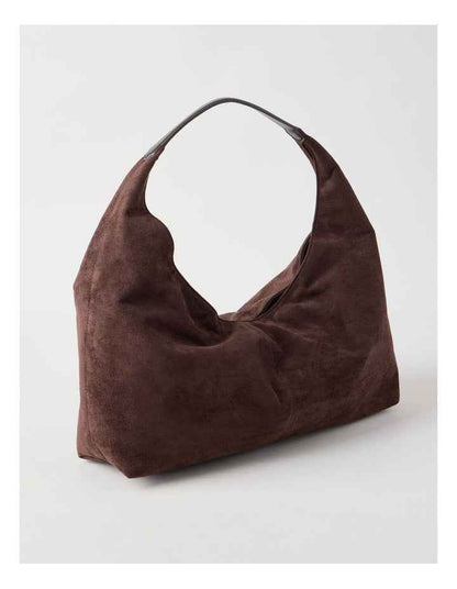 Britney Shoulder Bag in Chocolate