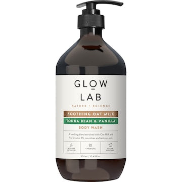 Glow Lab Oat Milk Body Wash Tonka Bean & Vanilla 900mL