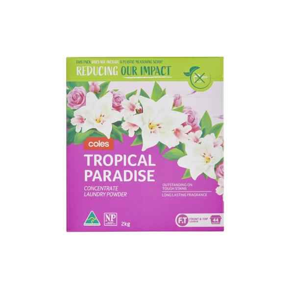 Laundry Powder Tropical Paradise Top & Front
