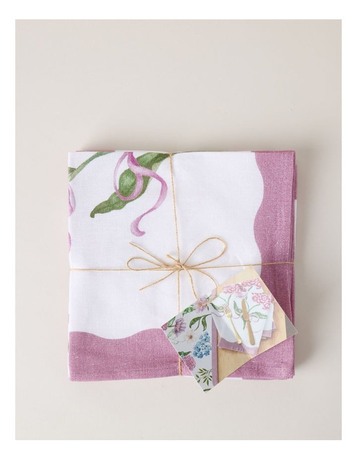 Winter Romance Napkin Set of 4