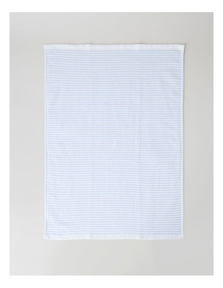 Terry Back Tea Towel Set of 4 in Blue