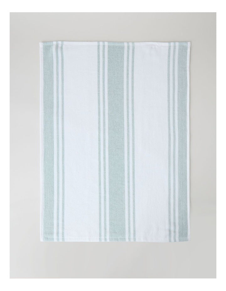 Terry Back Tea Towel Set of 4 Green