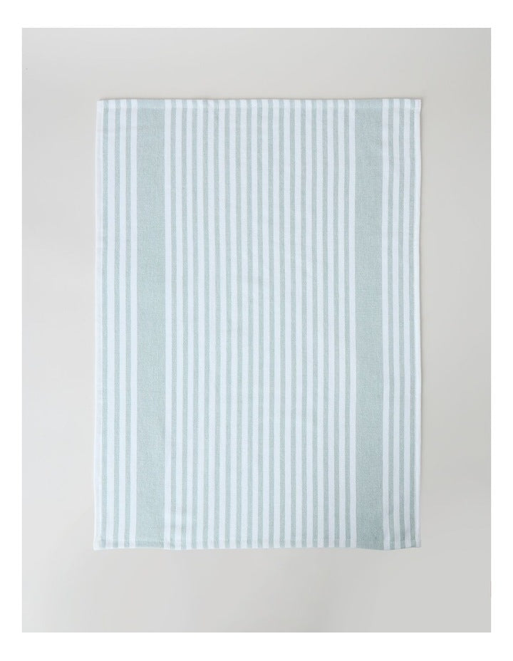 Terry Back Tea Towel Set of 4 Green