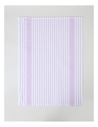 Terry Back Tea Towel Set of 4 Pink