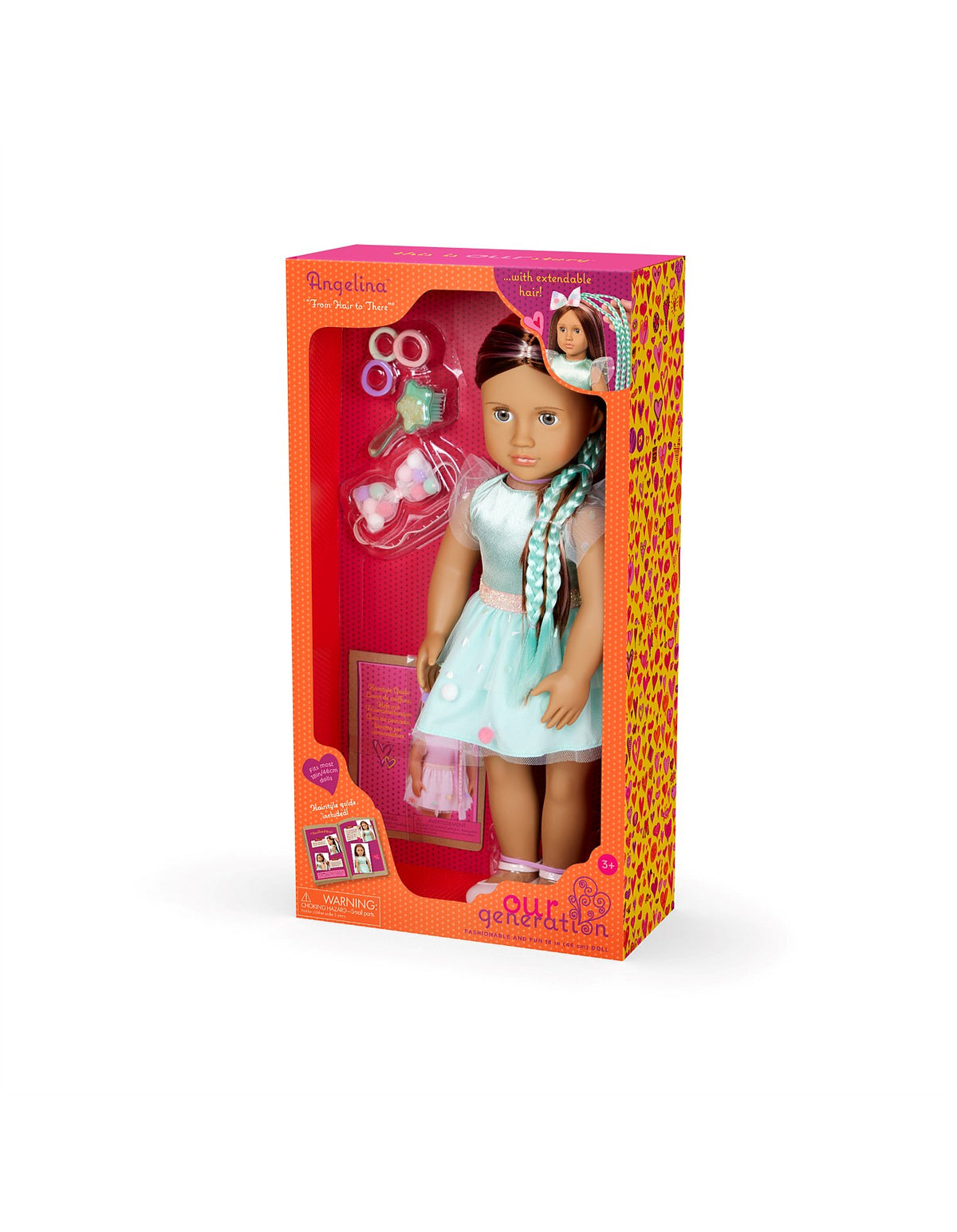 HAIRPLAY DOLL WITH PARTY OUTFIT - ANGELINA