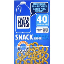 I Was A Milk Bottle Snack Resealable Slider Bags 40 pack