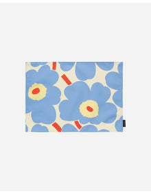 Pieni Unikko Fabric Placemat Light Blue 42x31cm