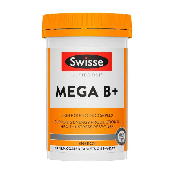 SWISSE ULTIBOOST MEGA B+ TABLETS 60 PACK