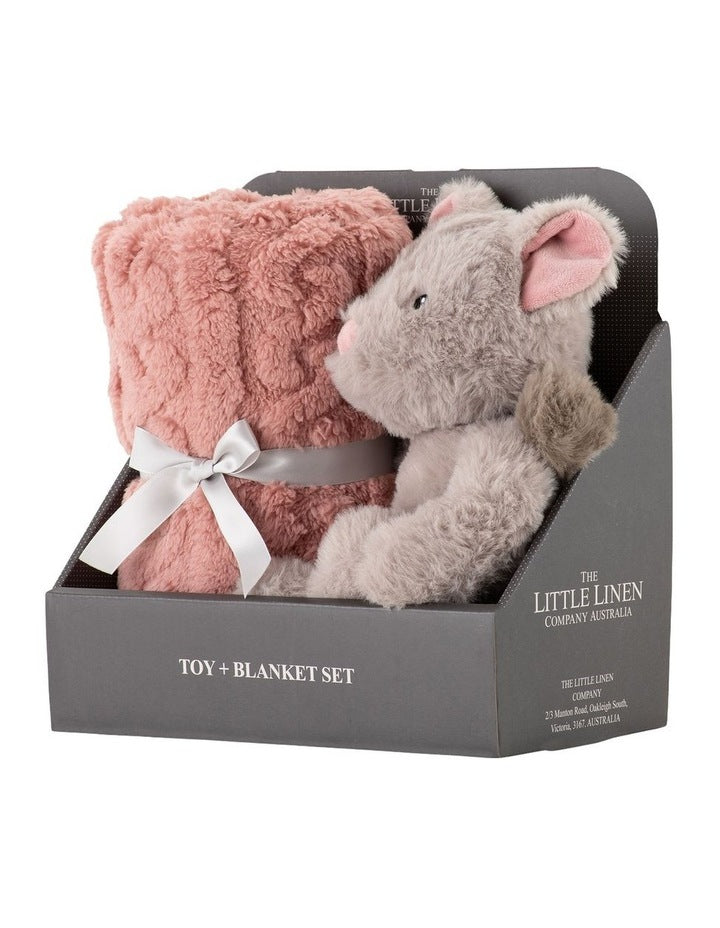 Plush Toy & Blanket in Harvest Possum