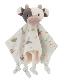 Farmyard Cow Lovie Comforter in Green