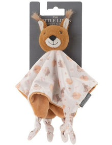 Bushland Squirrel Lovie Comforter in Grey