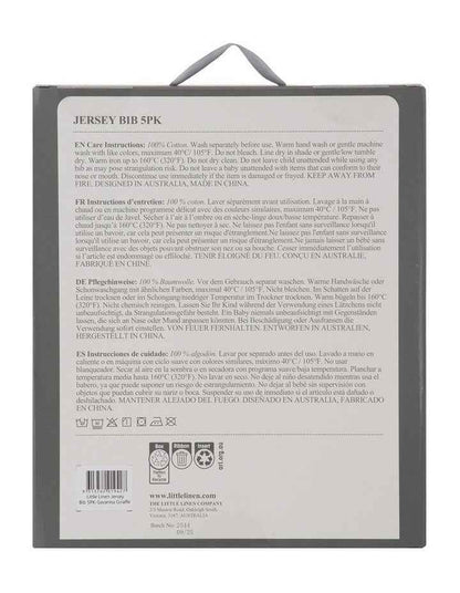 Jersey Bib 5 Pack in Pink