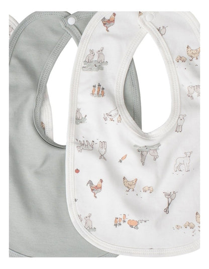 Farmyard Lamb Jersey Bib 5 Pack in Multi