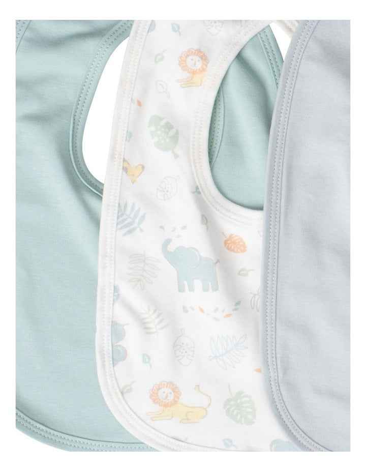 Savanna Giraffe Jersey Bib 5 Pack in Multi