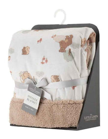 Bushland Bear Snuggle Blanket in Multi