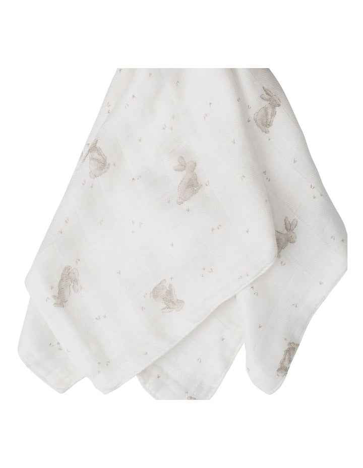 Beau the Bunny Lovie Comforter  in Grey