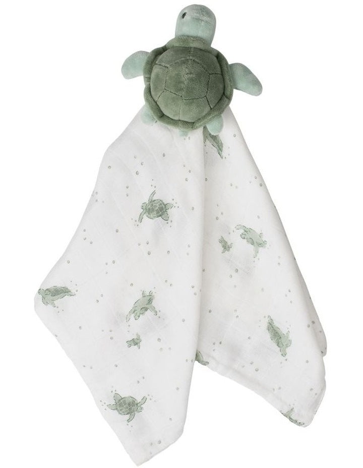 Terry The Turtle Lovie Comforter in Green