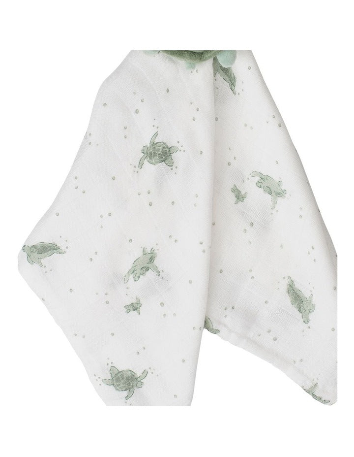 Terry The Turtle Lovie Comforter in Green