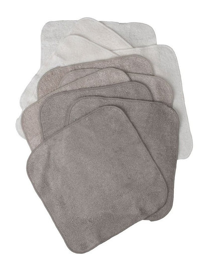 Towelling Washer 10 Pack in Multi