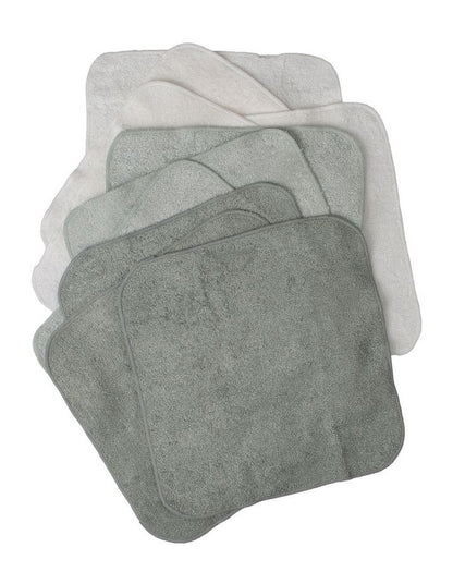 Towelling Washer 10 Pack in Multi