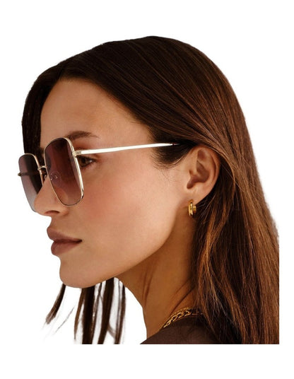 The Cherished Sunglasses in Gold