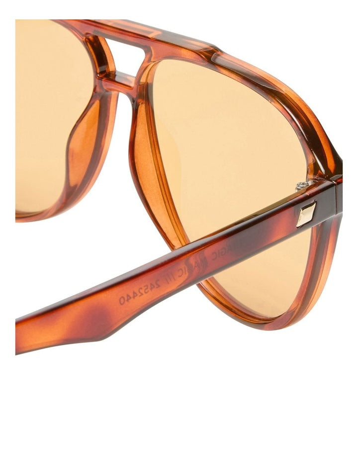 Tragic Magic Sunglasses in Toffee Tort