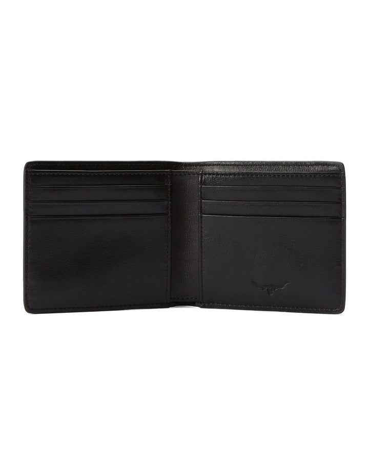 Farrier Slim Bi Fold Wallet in Black
