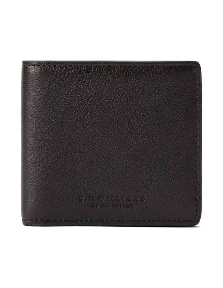 Farrier Slim Bi Fold Wallet in Black