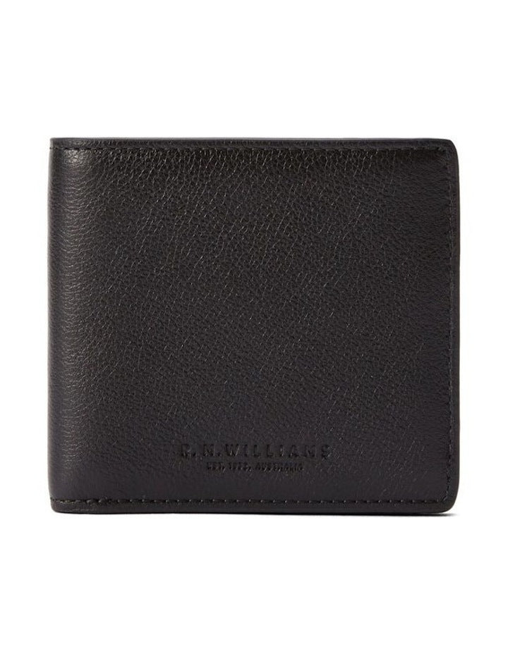 Farrier Slim Bi Fold Wallet in Black