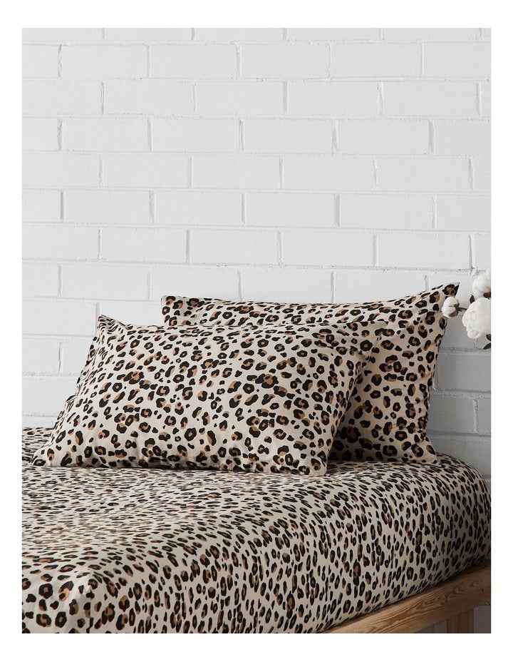 Printed Cotton Sheet Separates in Leopard