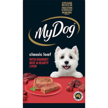 My Dog Beef And Liver Loaf Classics Wet Dog Food Trays 100g x6 Pack
