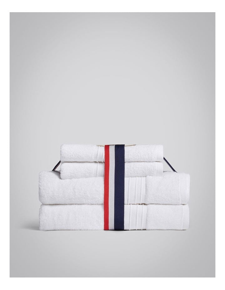 Zero Twist Towels 4 Pack in Bright White