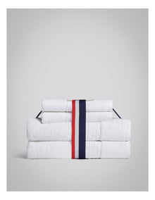 Zero Twist Towels 4 Pack in Bright White