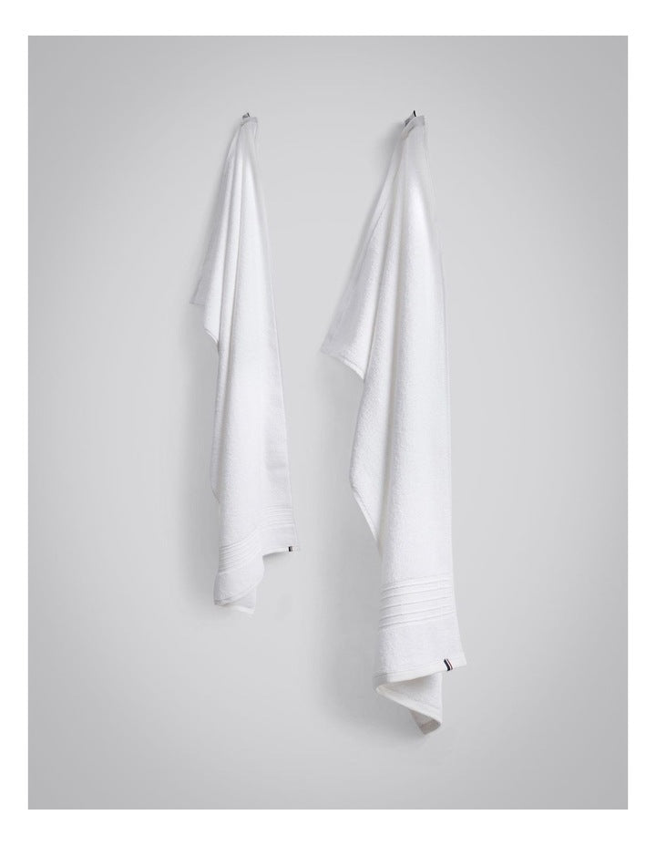 Zero Twist Towels 4 Pack in Bright White